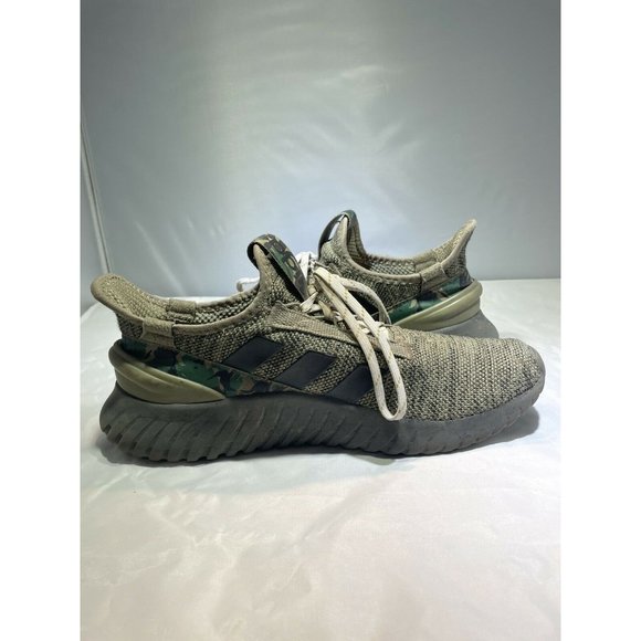 Adidas Kaptir 2.0 Orbit Green & Black Men's Size 9.5 Running Shoes GY8027 - Picture 5 of 10